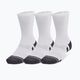 Ponožky Under Armour Performance Tech 3pk Crew white/white/jet gray 6