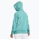 Under Armour dámska mikina Rival Fleece Hoodie radiálna tyrkysová/biela 2