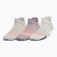 Dámske tréningové ponožky Under Armour Breathe NS Tab 3 Pack tetra gray/gray matter/white