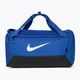 Tréningová taška Nike Brasilia 9,5 41 l game royal/čierna/metalická strieborná