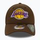 Pánska šiltovka New Era Repreve 9Forty Los Angeles Lakers tmavohnedá 2