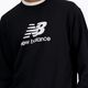 Pánska mikina New Balance Stacked Logo French Terry Crew black 4