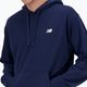 Pánska mikina New Balance Small Logo French Terry Hoodie nb navy 4