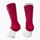 ASSOS GT C2 červeno-biele cyklistické ponožky P13.6.7.4M. 2