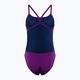 Dámske jednodielne plavky arena Team Challenge Solid purple 4766 2