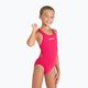 Detské jednodielne plavky arena Team Swim Tech Solid red 4764/96 5