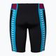 Pánske plavky arena Icons Swim Panel Jammer black/neon blue/red fandango/turquoise 2