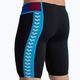 Pánske plavky arena Icons Swim Panel Jammer black/neon blue/red fandango/turquoise 6