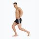 Plavecké boxerky Arena Icons Swim Short Jednofarebné čierno-biele 5