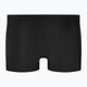 Plavecké boxerky Arena Icons Swim Short Jednofarebné čierno-biele 2