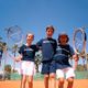 Detské tenisové tričko Tecnifibre Team Cotton Tee marine 3