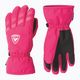 Detské lyžiarske rukavice Rossignol Jr Popy Impr G pink fushia 6