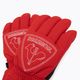 Rossignol Jr Rooster G športové červené detské lyžiarske rukavice 4
