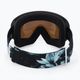 Dámske snowboardové okuliare ROXY Popscreen Cluxe J 2021 true black akio/sonar ml revo blue 3