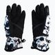 Detské rukavice na snowboard ROXY Jetty 2021 true black black flowers 3