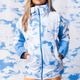Dámska snowboardová bunda ROXY Chloe Kim azure blue clouds 9