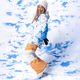 Dámske snowboardové nohavice ROXY Chloe Kim Woodrose mock orange 11