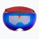 Quiksilver Greenwood S3 majolica blue / clux red mi snowboardové okuliare 3