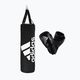 adidas Detský boxerský set pre mládež vak + rukavice čiernobiely ADIBPKIT1-91