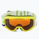 Detské lyžiarske okuliare Alpina Piney lime matt/orange 2