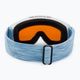 Detské lyžiarske okuliare Alpina Piney white/skyblue matt/orange 3