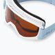 Detské lyžiarske okuliare Alpina Piney white/skyblue matt/orange 5