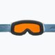 Detské lyžiarske okuliare Alpina Piney white/skyblue matt/orange 7