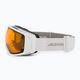 Lyžiarske okuliare Alpina Double Jack Mag Q-Lite white gloss/mirror black 4