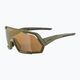 Slnečné okuliare Alpina Rocket Q-Lite olivový mat/bronzové zrkadlo 5