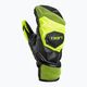 Pánske lyžiarske rukavice LEKI WCR Venom SL 3D Mitt black ice/lemon 5