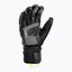 LEKI Griffin Tune 3D Boa pánske lyžiarske rukavice black/graphite/ice lemon 6