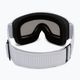 Lyžiarske okuliare UVEX Downhill 2 S LM white mat/mirror silver/clear 55//438/126 3