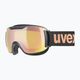 Lyžiarske okuliare UVEX Downhill 2 S black mat/mirror rose colorvision yellow 55//447/243 8