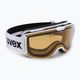 Lyžiarske okuliare UVEX Skyper P white mat/polavision brown/clear 55//444/13