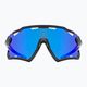 Cyklistické okuliare UVEX Sportstyle 228 black matt/mirror blue 53/2/067/2206 7