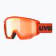 Lyžiarske okuliare UVEX Athletic FM fierce red mat/mirror orange 55//52/313 7