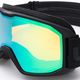Lyžiarske okuliare UVEX Elemnt FM black mat/mirror green lasergold lite 55//64/23 5