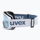Lyžiarske okuliare UVEX Elemnt FM white mat/mirror silver blue 55//64/13 4