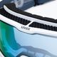 Lyžiarske okuliare UVEX Elemnt FM white mat/mirror silver blue 55//64/13 6