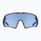 Cyklistické okuliare UVEX Sportstyle 231 2.0 P black mat/mirror blue 53/3/029/2240 6