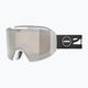 UVEX Evidnt Attract CV S2 lyžiarske okuliare biele matné/zrkadlové strieborné/žlté/čierne