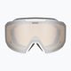 UVEX Evidnt Attract CV S2 lyžiarske okuliare biele matné/zrkadlové strieborné/žlté/čierne 2