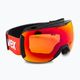 UVEX Downhill 2100 CV S2 lyžiarske okuliare čierne lesklé/zrkadlové oranžové/colorvision orange