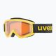 Detské lyžiarske okuliare UVEX Speedy Pro yellow/lasergold