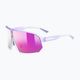 Slnečné okuliare UVEX Sportstyle 237 purple fade/mirror purple