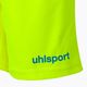 Uhlsport Center Základné detské futbalové šortky žlté 100334223 3