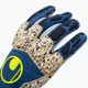 Uhlsport Hyperact Supergrip+ Reflex modré brankárske rukavice 101123001 3