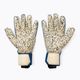 Uhlsport Hyperact Supergrip+ Finger Surround brankárske rukavice modré a biele 101123101 2
