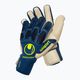 Uhlsport Hyperact Absolutgrip Reflex modro-biele brankárske rukavice 101123301 4