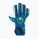 Uhlsport Hyperact Supersoft modro-biele brankárske rukavice 101123701 4